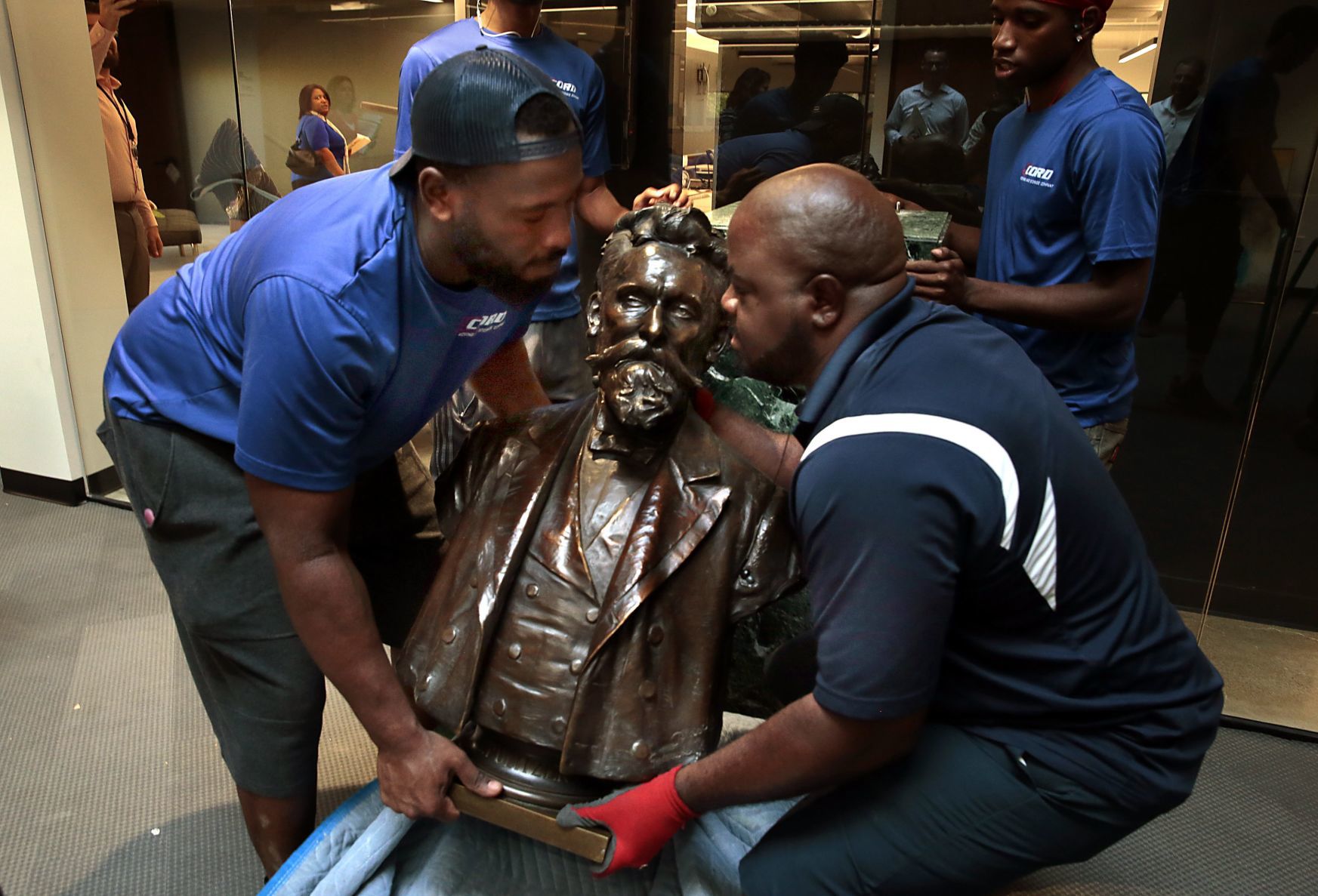 Same perch but a new home for Joseph Pulitzer and the St. Louis Post-Dispatch